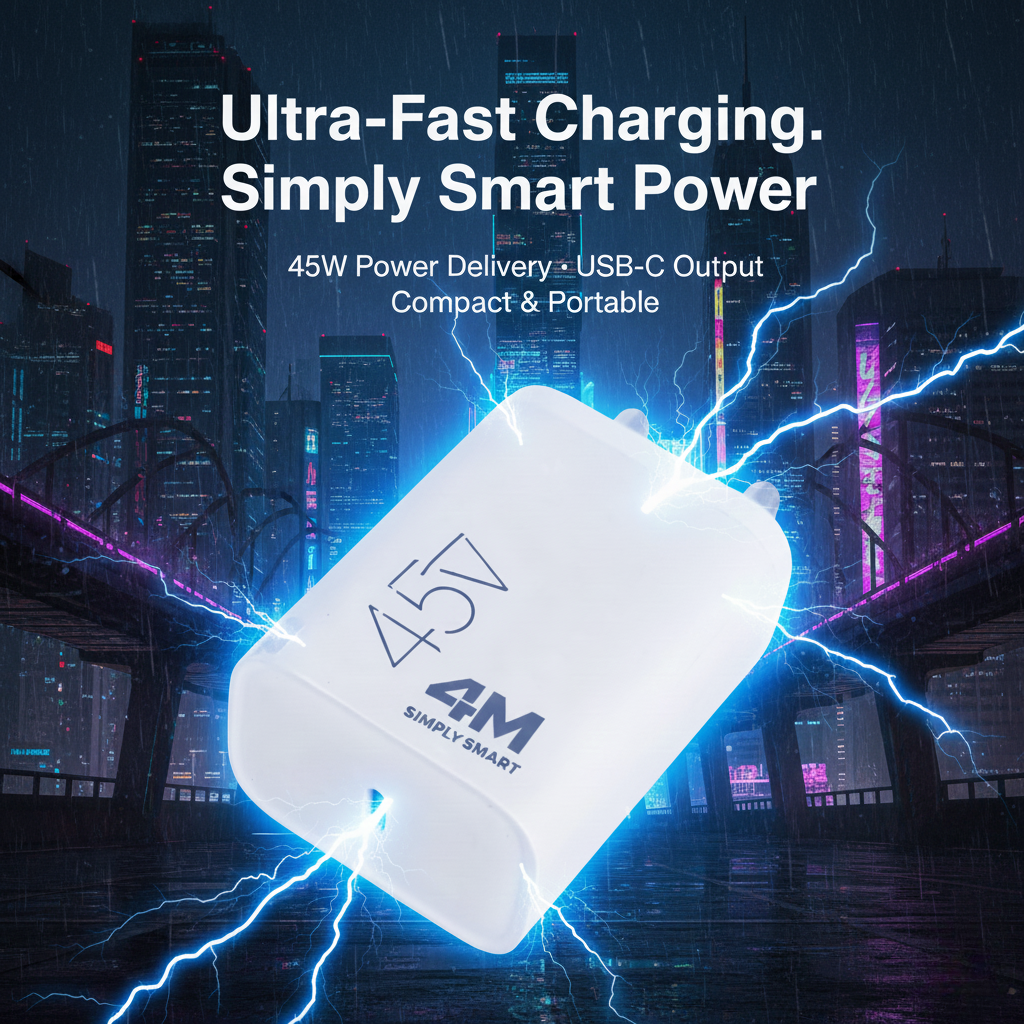 4M CH11 Speed Fast Charger - Quick Charging Technology for Smartphones